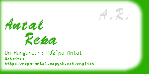 antal repa business card